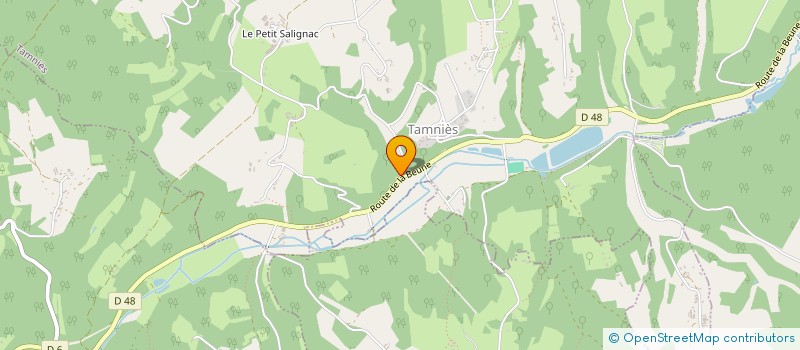 localisation de l'entreprise MADAME MAHJOUBA AKHARRAZE  TAMNIES