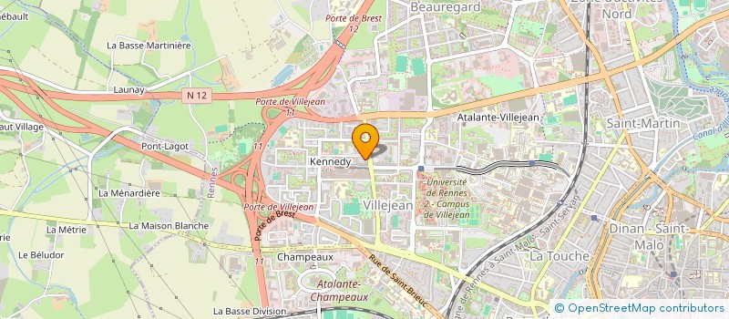 localisation de l'entreprise MADAME MAHJOUBA FRIOUI  RENNES