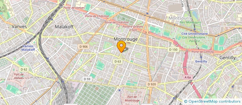 localisation de l'entreprise MADAME MAHNAZ SAFAI AMINI  MONTROUGE