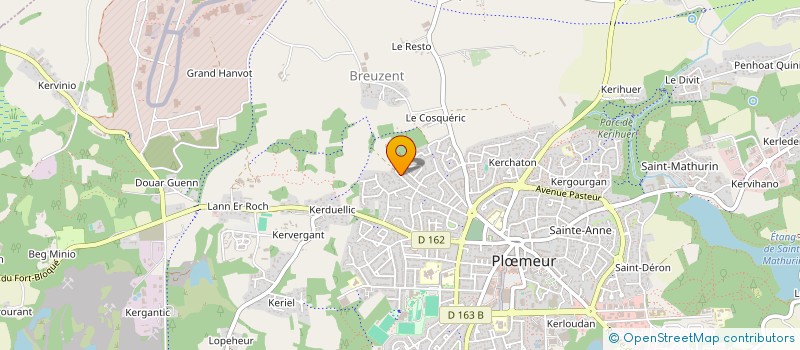 localisation de l'entreprise MADAME MAHONA ANICET  PLOEMEUR