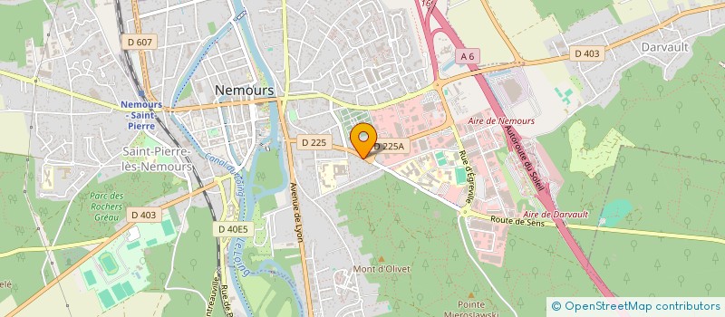 localisation de l'entreprise MADAME MAHTAB EBRAHIMI ROUDBARAKI à NEMOURS