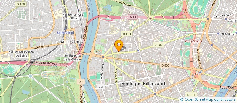 localisation de l'entreprise MADAME MAHTABSADAT SAFAVIAN  BOULOGNE BILLANCOURT