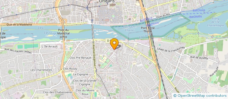 localisation de l'entreprise MADAME MAHUGNON HOUNMENOU  ORLEANS