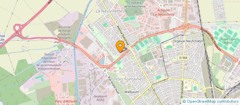 localisation de l'entreprise MADAME MAHUSSI HOUNSA à REIMS