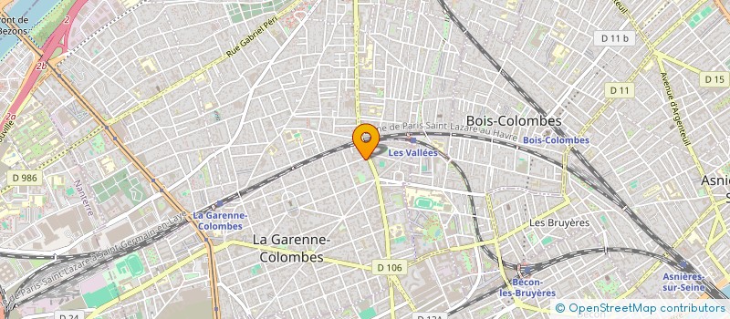 localisation de l'entreprise MADAME MAI COURBARON à LA GARENNE-COLOMBES