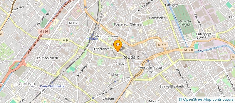 localisation de l'entreprise MADAME MAI KHANH PHAM TO  ROUBAIX