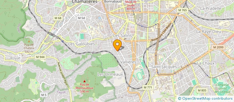 localisation de l'entreprise MADAME MAI NGOLET  CLERMONT-FERRAND