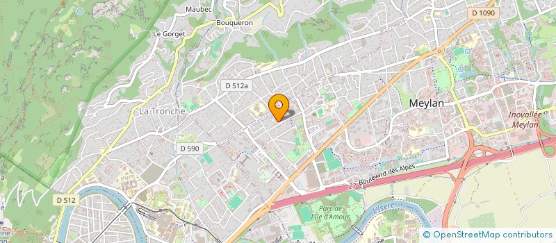 localisation de l'entreprise MADAME MAIA BERDZENISHVILI à MEYLAN