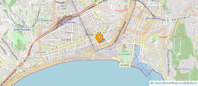localisation de l'entreprise MADAME MAIA BERNAD à NICE