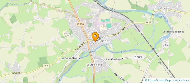 localisation de l'entreprise MADAME MAIA BILD à BEAUMONT-SUR-SARTHE