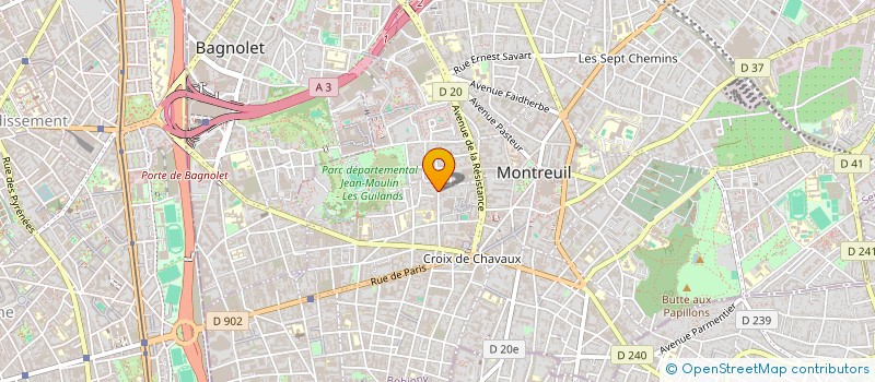 localisation de l'entreprise MADAME MAIA BOUTEILLET à MONTREUIL