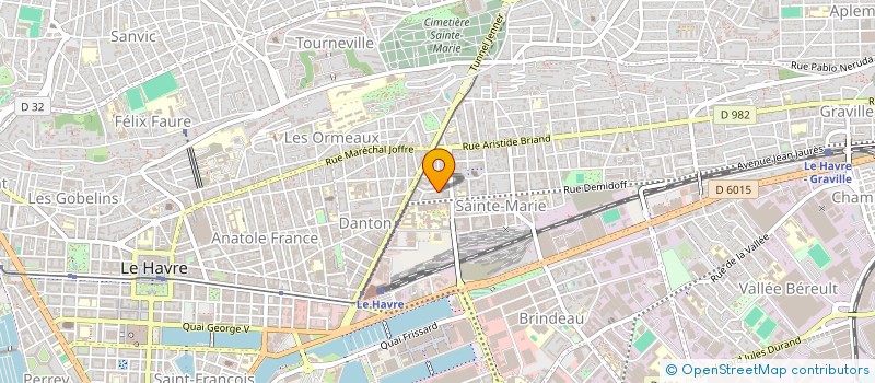 localisation de l'entreprise MADAME MAIA COEFFIC  LE HAVRE