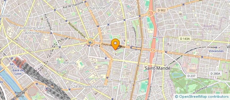 localisation de l'entreprise MADAME MAIA COILLARD  PARIS