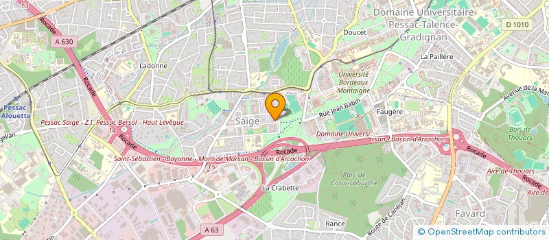 localisation de l'entreprise MADAME MAIA EUSTACHE à PESSAC