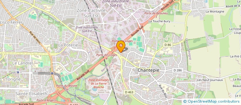 localisation de l'entreprise MADAME MAIA GOGAVA  CHANTEPIE