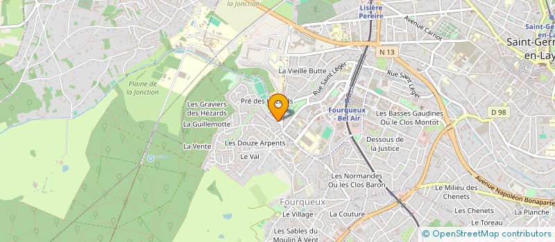 localisation de l'entreprise MADAME MAIA JOSON  SAINT-GERMAIN-EN-LAYE