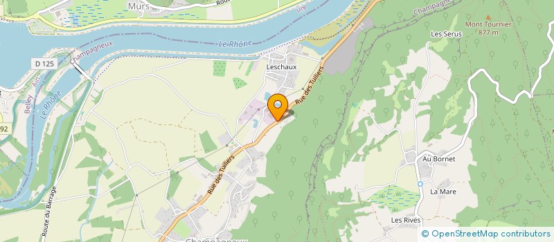 localisation de l'entreprise MADAME MAIA LEFEBVRE  CHAMPAGNEUX