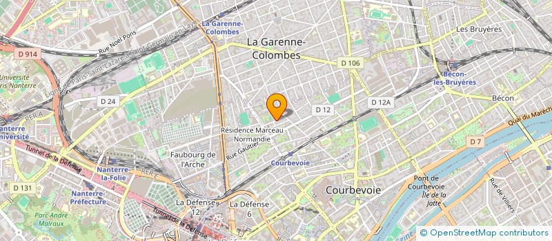localisation de l'entreprise MADAME MAIA MONNET à COURBEVOIE