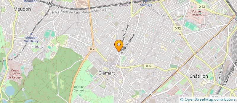 localisation de l'entreprise MADAME MAIA RODRIGUEZ PUERTAS à CLAMART
