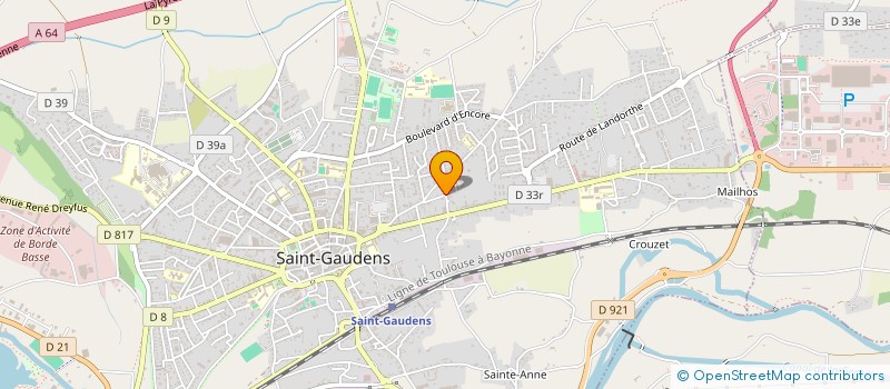 localisation de l'entreprise MADAME MAIA SENAQUE  SAINT-GAUDENS