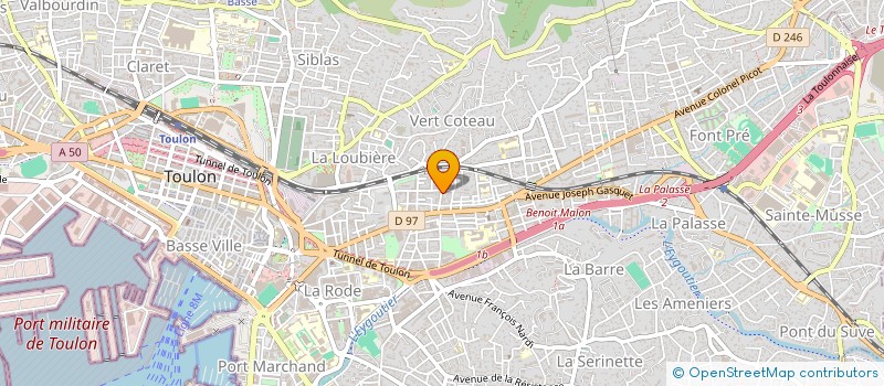 localisation de l'entreprise MADAME MAIA SILLAN  TOULON