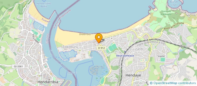 localisation de l'entreprise MADAME MAIALEN BRAVO  HENDAYE