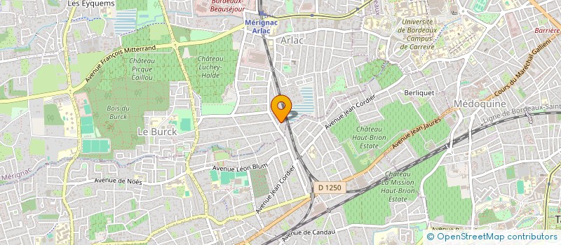 localisation de l'entreprise MADAME MAIALEN ROUCHEYROLLE  MERIGNAC