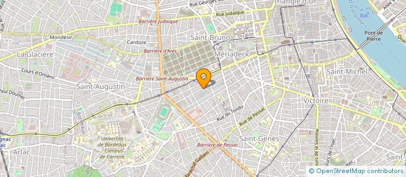 localisation de l'entreprise MADAME MAIALENE LECLERC à BORDEAUX