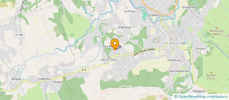 localisation de l'entreprise MADAME MAIANA CAZALIS  ASCAIN