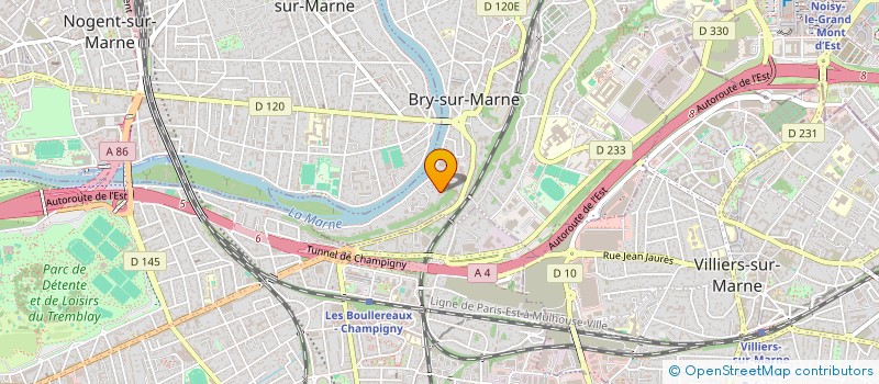 localisation de l'entreprise MADAME MAIANE DOUCET  BRY-SUR-MARNE