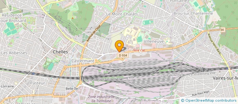 localisation de l'entreprise MADAME MAIARA DOS SANTOS SILVA  CHELLES