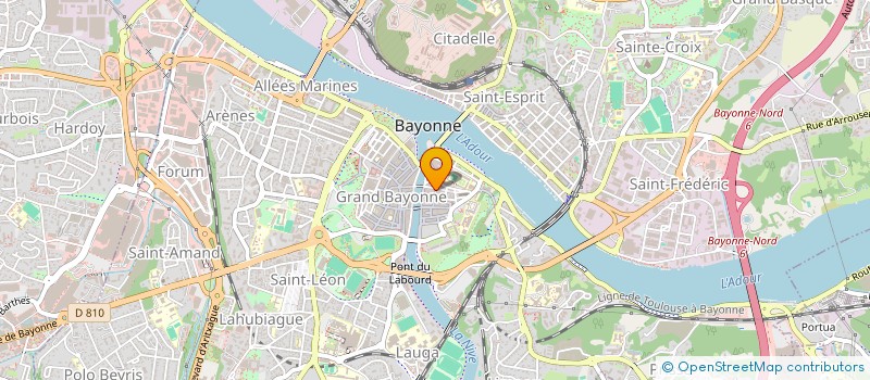 localisation de l'entreprise MADAME MAIDER BROUQUE à BAYONNE