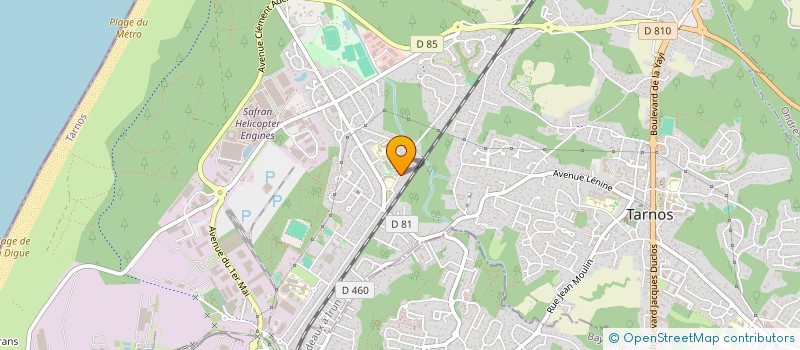 localisation de l'entreprise MADAME MAIDER FERNANDEZ  TARNOS