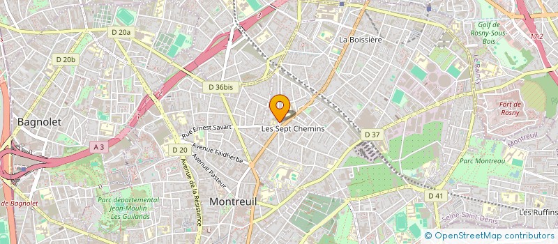 localisation de l'entreprise MADAME MAIDER FORTUNE à MONTREUIL