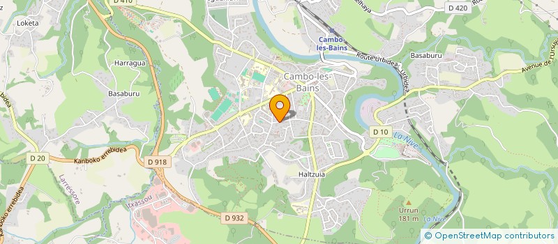 localisation de l'entreprise MADAME MAIDER GARRASTAZU  CAMBO-LES-BAINS