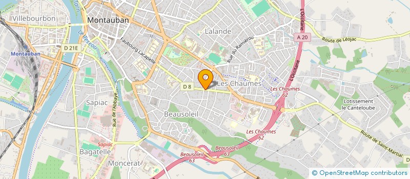 localisation de l'entreprise MADAME MAIDER GILOT à MONTAUBAN