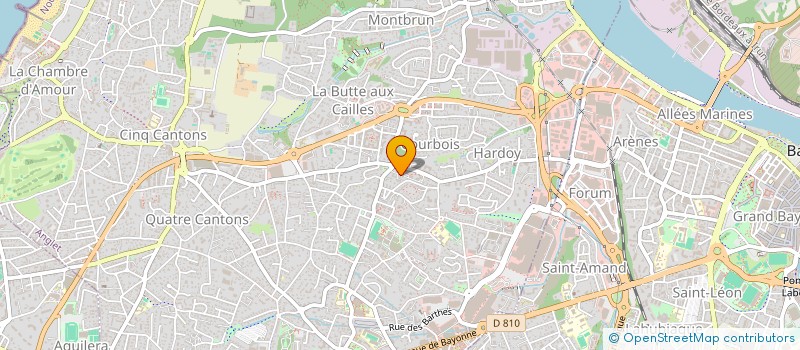 localisation de l'entreprise MADAME MAIDER LOUESSARD  ANGLET