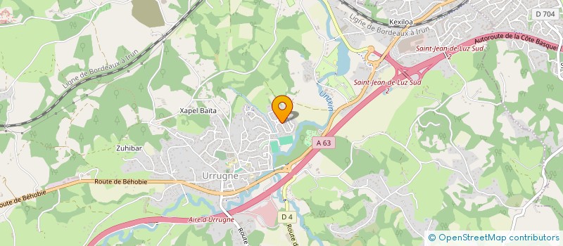 localisation de l'entreprise MADAME MAIDER OYARZABAL  URRUGNE
