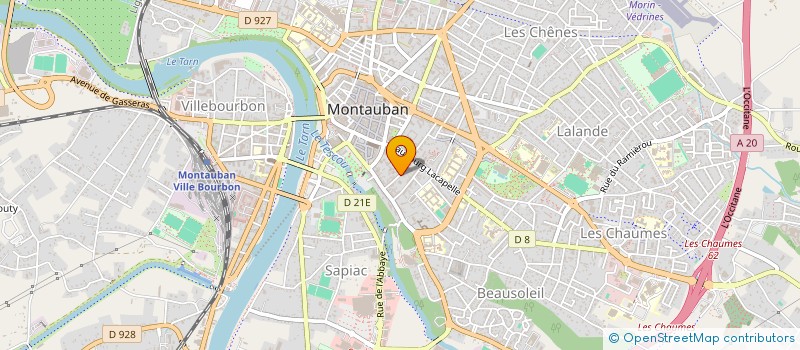 localisation de l'entreprise MADAME MAIDOU FABRE  MONTAUBAN