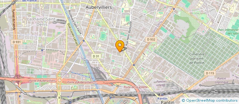 localisation de l'entreprise MADAME MAIDY BLIS  AUBERVILLIERS