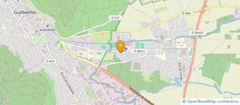 localisation de l'entreprise MADAME MAIE ANGE GONZALEZ  ISSENHEIM