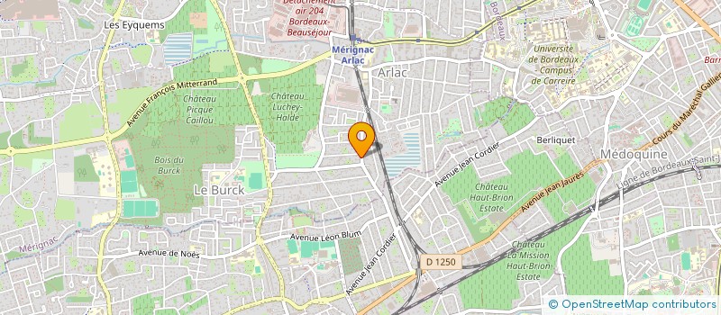 localisation de l'entreprise MADAME MAIKA BERROUET  MERIGNAC