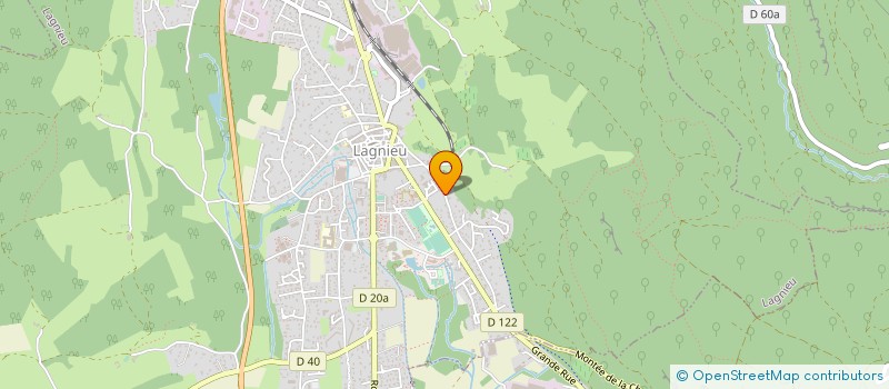 localisation de l'entreprise MADAME MAIKA GROS  LAGNIEU