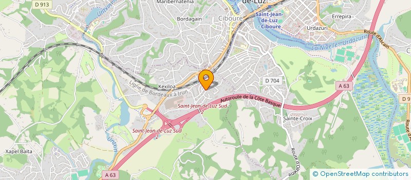 localisation de l'entreprise MADAME MAIKA HEREDIA  URRUGNE