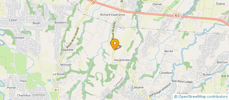 localisation de l'entreprise MADAME MAIKA LENTILUS  LAMENTIN