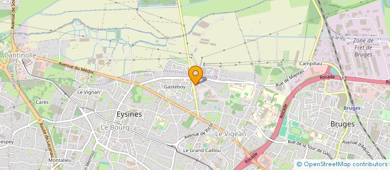 localisation de l'entreprise MADAME MAIKA VANDERSTICHEL  EYSINES