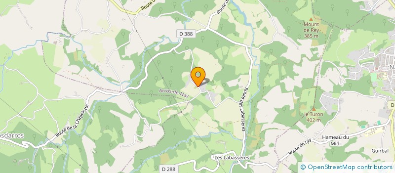 localisation de l'entreprise MADAME MAILI LOMBARDI  ARROS-DE-NAY