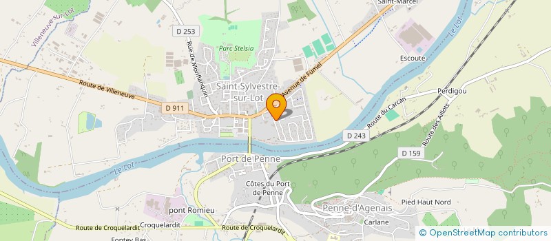 localisation de l'entreprise MADAME MAILIE DUBOIS  SAINT-SYLVESTRE-SUR-LOT