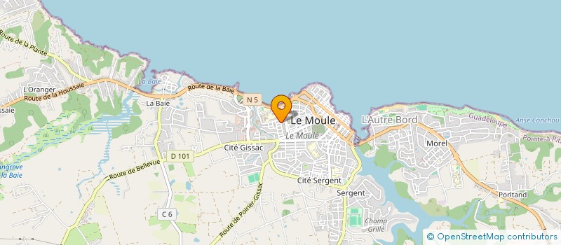 localisation de l'entreprise MADAME MAILIE DURIMEL à BAIE MAHAULT