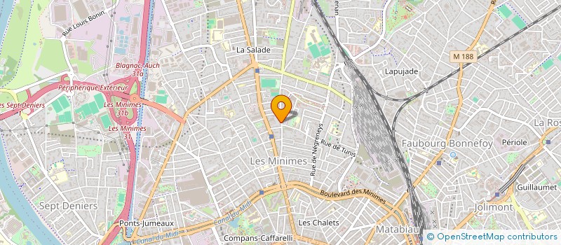 localisation de l'entreprise MADAME MAILIS AMALRIC  TOULOUSE